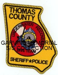 GEORGIA,A,THOMASA COUNTY SHERIFF POLICE UNDERWATER RECOVERY DIVE TEAM 1